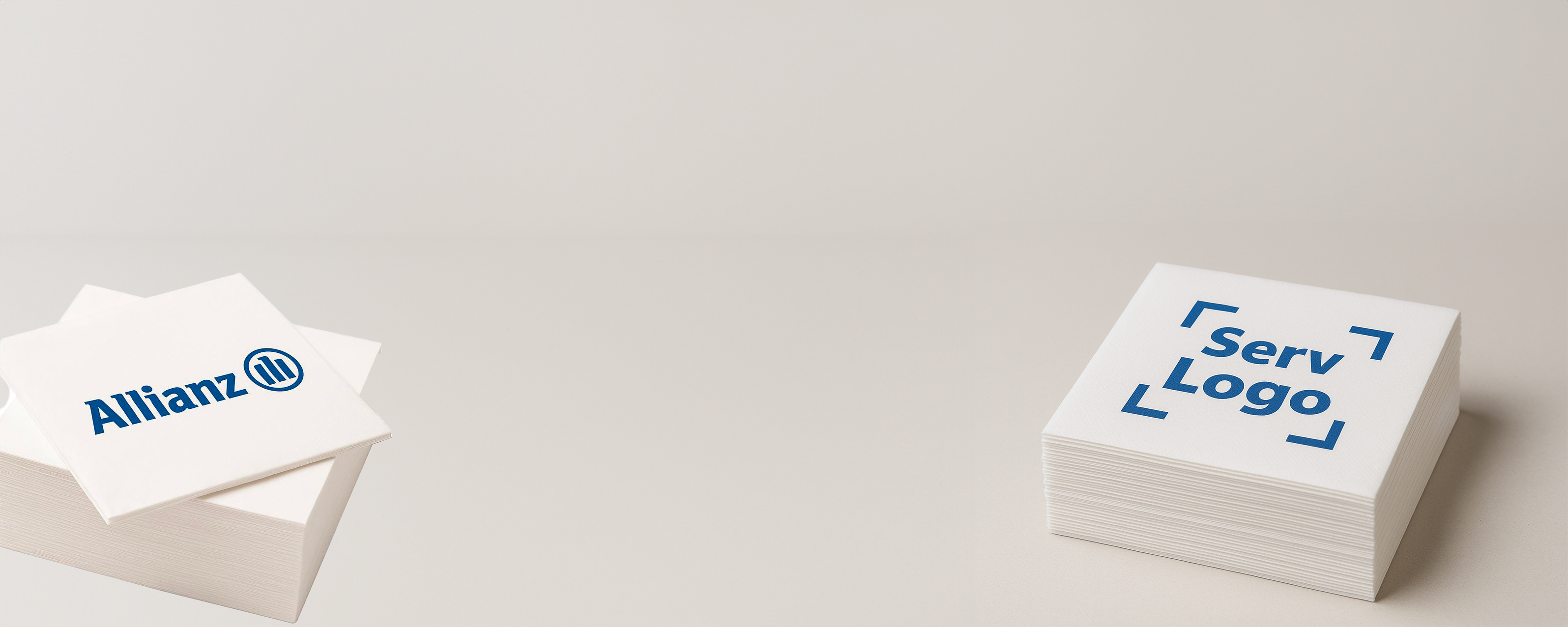 Servietten bedrucken Hero